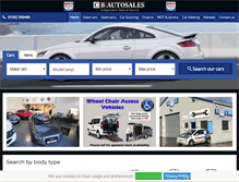 Tablet Screenshot of cbautosales.co.uk